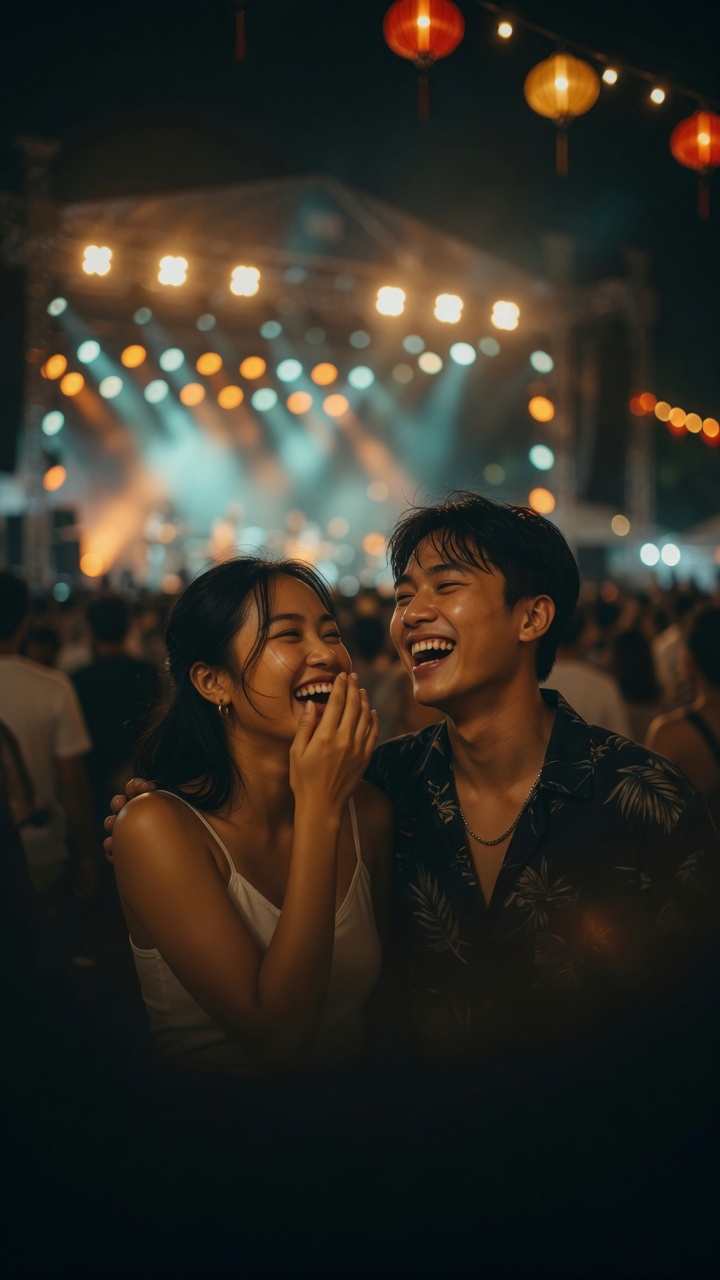 Bạn bè tại concert